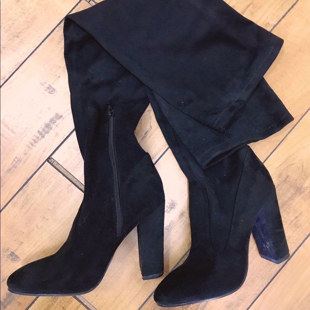 Over The Knee High Heel Boots